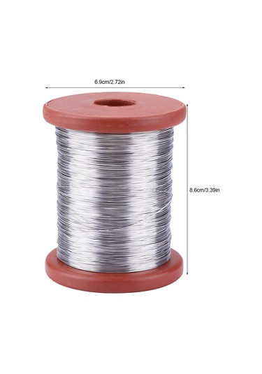 Folinda 500g Paslanmaz Çelik Teli - Arı Kovanı Yuva Çerçeveleri İçin 24 Numara, Mum Tabanı İle Birleştirme, Uzun Ömürlü Kullanım