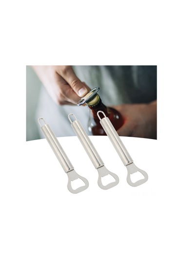 Reedark 3 Adet Çelik Parça Mini Poşet Boyu Bira Açıcı, Ev Fuarı Piknik Kamp Uygun, Dayanıklı Ve Kolay Kullanim