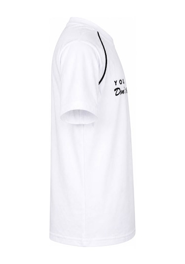 Trender Enjeksiyon Baskı Beyaz Erkek Çocuk T-shirt 8031