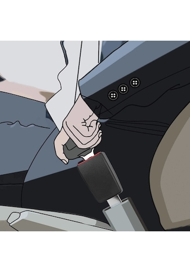 Universal Araç Emniyet Kemeri Uzatma Kayışı Siyah