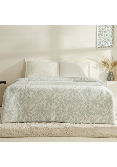 Karaca Home Layla Çift Kişilik Aktilik Battaniye Mint Yeşil