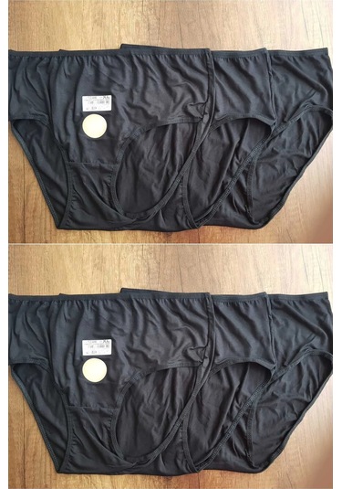 İyteks Kadın Bambu Bato Külot 6'lı Paket 2005 Siyah