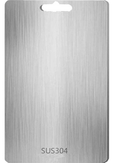 Fastbuy 304 39x28cm Paslanmaz Çelik Anti-bakteriyel Ev Mutfak Doğrama Tahtası Diğer