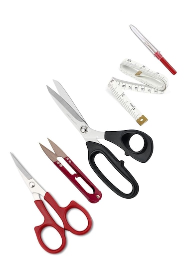 Plastik Saplı 10 No 25 Cm Kumaş Kesim Makası Set Jpt-10