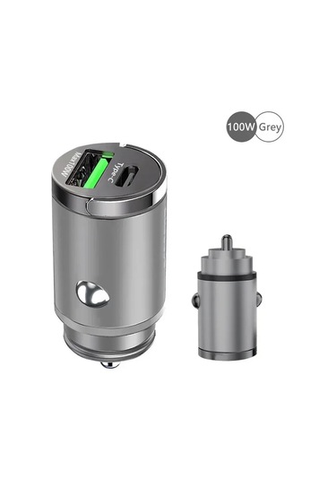 Maerknon100w Pd Usb Araç Şarj Cihazı İphone Xiaomi Samsung Huawei İçin Hızlı Şarj Adaptörü Qc3.0 Usb-c Il