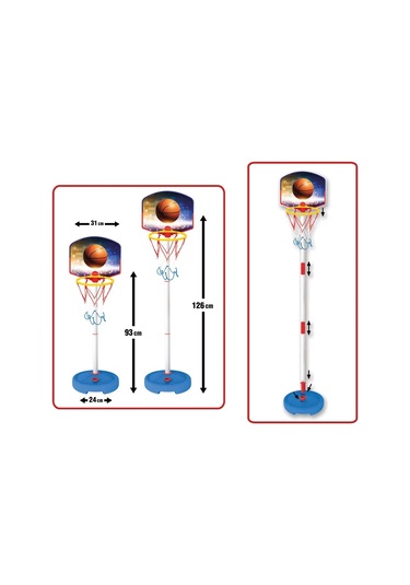 Küçük Ayaklı Basket Potası Seti - Spor Oyuncakları - Basketbol Oyuncakları - Basket Seti