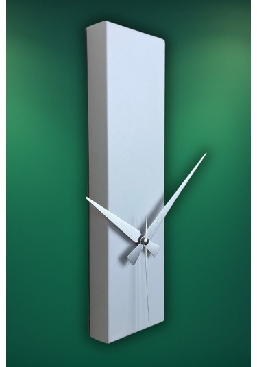 Jaka Model Dekoratif Metal Akar Sessiz Mekanizmalı Duvar Saati 34 9,5 Cm Beyaz