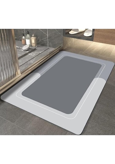 Dikdörtgen Süper Emici Banyo Paspası Muhtelif