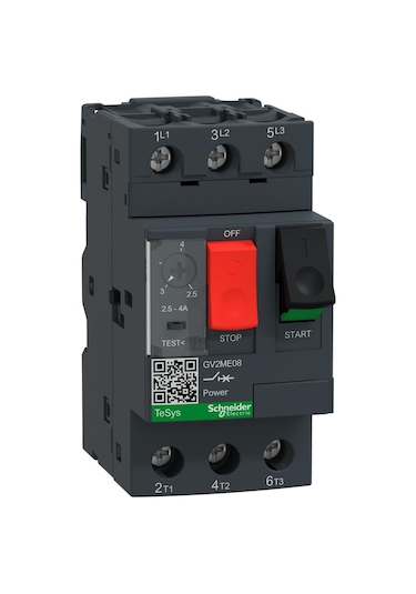 Schneider Electric Tesys Deca Gv2Me08 Motor Koruma Şalteri (2,5A-4A)