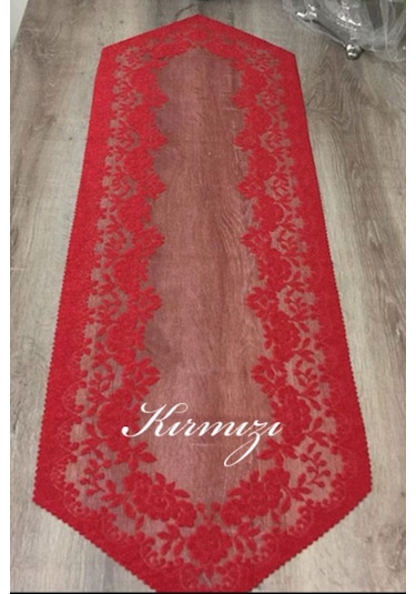 Örme Tül Runner 40x140 Cm