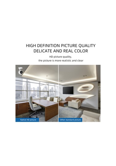 Aubyhe Ev Güvenlik Kamerası 1080p Full Hd - 360 Döner Lens, İki Yönlü Ses, Hareket Algılama Ve İr Kamera Gecesi Görüşü