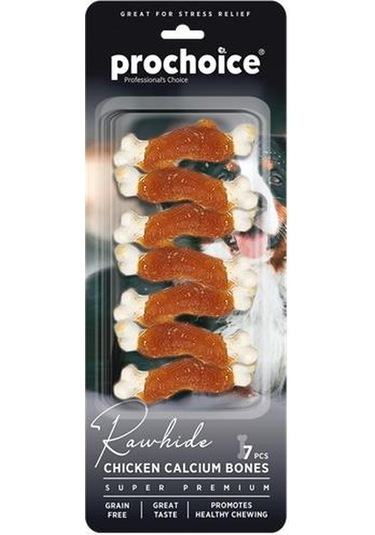 Prochoice Chicken Calcium Bones Tavuk Sargılı Kalsiyum Kemik Köpek Ödülü 7 Parça