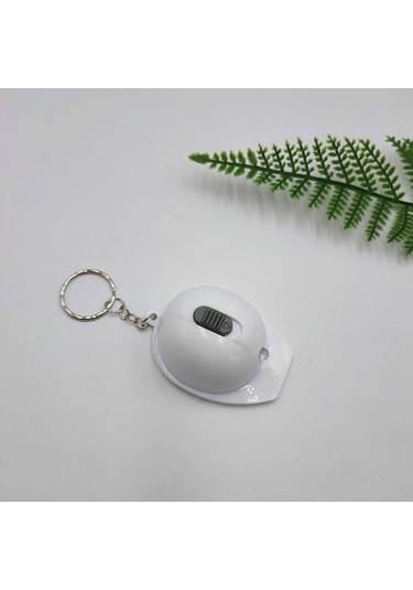 Beyaz Mini Led Kask Bira Şişe Açacağı Mutfak Alet Aksesuarları Anahtarlık Kolye Beyaz