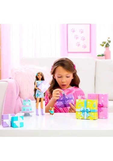 Barbie Party Unboxed Köpeğimin Doğum Günü Serisi Jfg72 Barbie
