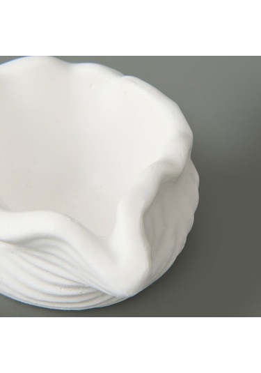 Evidea Deco Nautilius Dekor - Beyaz - 10 Cm Beyaz