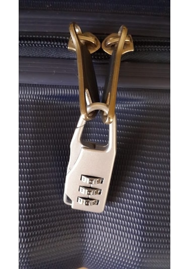 Sdtn 2 Adet Valiz Emniyet Kemeri + 1 Adet Valiz Kilidi Siyah