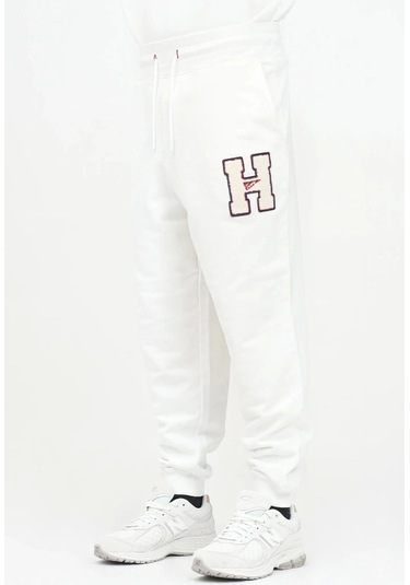 Tommy Hilfiger Tjm Towel Patch Terry Pant Erkek Beyaz Eşofman Altı Dm0dm21277yac Beyaz