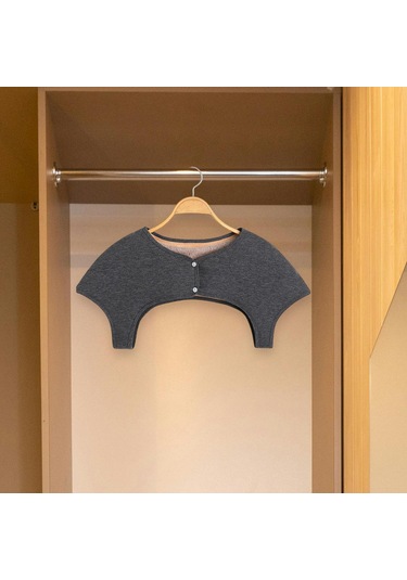 Suntek Giyilebilir Omuz Sargısı Şal Koruyucusu Yaşlı M Koyu Gri