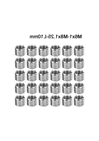Novahub Dayanıklı Azaltıcı Somun Dişli Uçlar M6x1-m8x1.25-l10mm Pratik Diş Onarım Aracı M6 x 1-m8 x 1.25-l10 MM