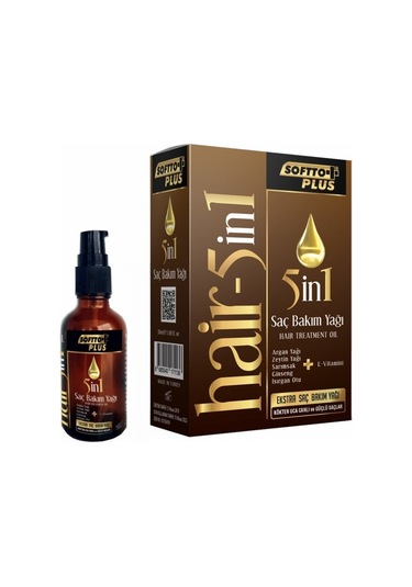 Softto Plus 5 in 1 Ekstra Saç Bakım Yağı 50 ML