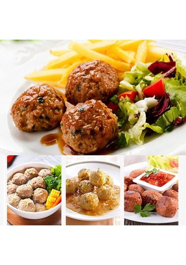 Ranyeek Stainless Steel Et Topu Kaşığı - 16.5cm Geliştirilmiş Kuru Toplama Ve Şekillendirme Aleti Diğer