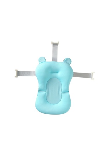 Vkemall Yeni Doğan Bebekler İçin Mavi Suya Yüzen Banyo Yatağı - Oturabilir/yatabilir, Omuzlu Ve Bel Güvenli, Spandex Malzeme, 0-12 Ay, Kolay Kurulan