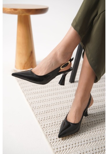 Kocadal Kocadal Ophelia Kadın Siyah Rugan Topuklu Ayakkabı Muhtelif