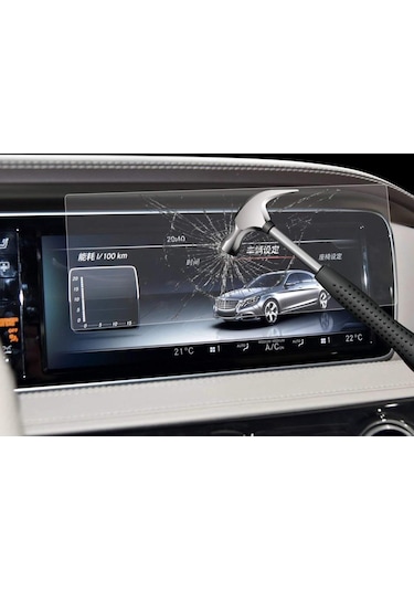 Mercedes S Serisi 2014-2017 Navigasyon Temperli Ekran Koruyucu (470809023)
