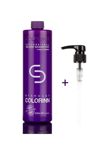 Colorinn Stardust Silver Şampuan Mor Şampuan 1 L
