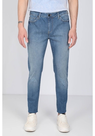 Banny Jeans Erkek Açık Mavi Straight Fit Jean Pantolon