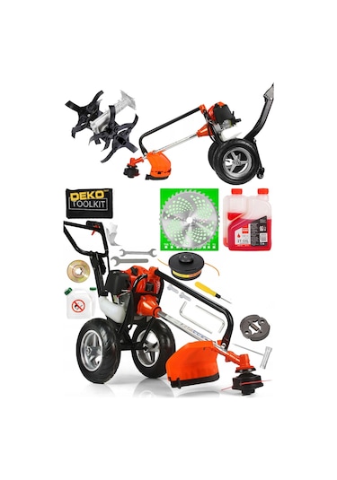 Deko Turkey DK2OB Çapalama + Ot Biçme Arabalı Tırpan Seti