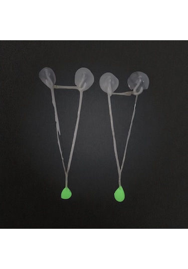 Karanlıkta Parlayan Fosforlu Kolye Metal Zincirli 2 Adet