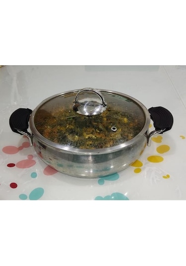 Silikon Tencere Tava Tutacağı Yanmaz Yapışmaz Tutamaç Set 9 X 4 Cm Siyah 1 Set 2 Adetten Oluşur Siyah