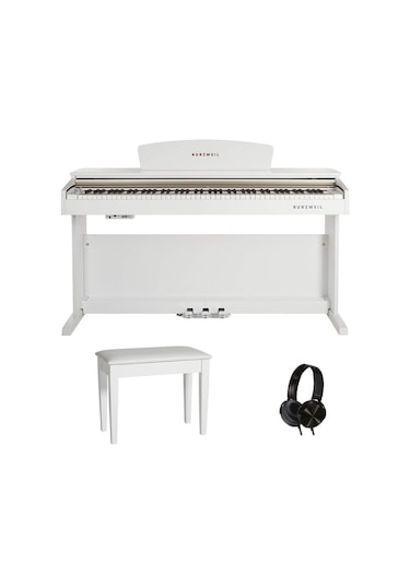 Kurzweil M90 Wh Beyaz Dijital Piyano + Tabure + Kulaklık
