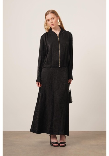 Ftz Women Kadın Kraş Etekli Takım Siyah 31171 Siyah