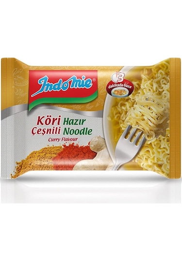 Indomie Köri Çeşnili Hazır Noodle 40 x 75 G