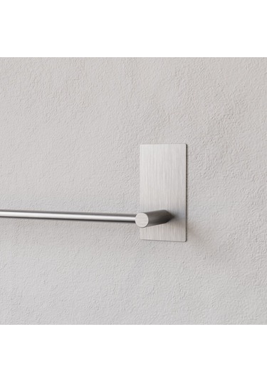Zift Unique Paslanmaz Çelik Havlu Askılığı / Havluluk - Yapışkanlı Sistem - Altomonte 50cm Tam Havlu Ölçüsü Diğer
