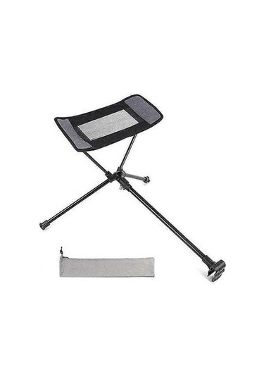 Bloomnest Taşınabilir Katlanır Kamp Sandalyesi Seti, Koyu Gri, Ayak Dayanağı Ve Salıncak İçerikli Koyu Gri