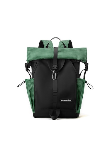 Perfect Erkek Ve Kadın Omuz Banliyö Büyük Kapasiteli Eğlence Lise Öğrenci Sırt Çantası Yeşil