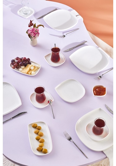 Karaca  Forever Bone Oggi 26 Parça 6 Kişilik Kahvaltı Takımı