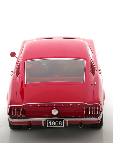 1:18 Kk Scale 1968 Ford Mustang Gt Fastback Kırmızı Model Araba