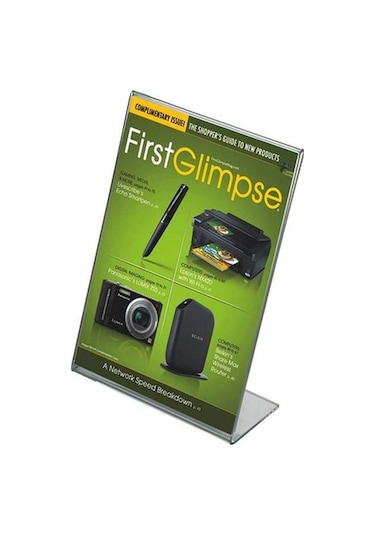 Masaüstü L Tipi Dikey Pleksi Föylük Broşürlük Fiyatlık (338016861)