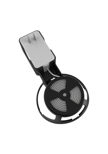 Geeroyoo Echo Dot 4. Nesil İçin Duvar Tipi Hoparlör Tutucu - Kablosuz Kurulum, Kablo Gizleme Fonksiyonu, Abs Malzeme, Siyah