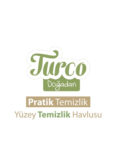 Baby Turco Doğadan Pratik Yüzey Temizlik Havlusu 8 x 100'lü