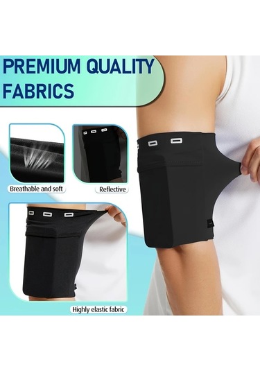 Willowhaven Siyah Xl Spor Kol Bandı Koşu Yürüyüş Yürüyüş Bisiklet Telefon Taşıma
