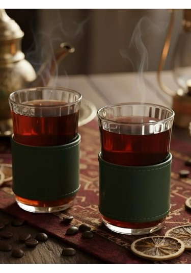 Conflate Türk Armud Çay Bardakları Seti, 2 Adet, 230 Ml 419025993 Yeşil