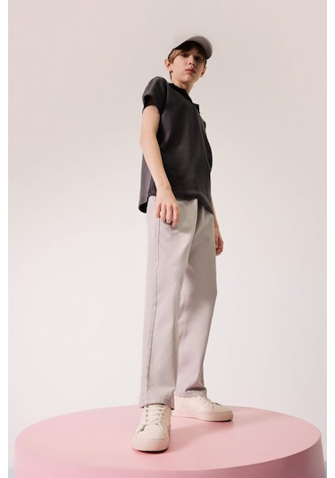 DeFacto Erkek Çocuk Düz Paça Basic Düz Gabardin Pantolon D5859A825SMGR296