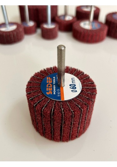 40x20mm,10 Adet, 1 9/16'x3/4' İnches Abrasive Non Woven Combi Mop Wheel With 1/4 Shank 10 Pcs Pack