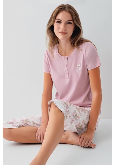 Arnetta Kadın Pembe Kapri Takım Ar3623-s-v1 Pembe