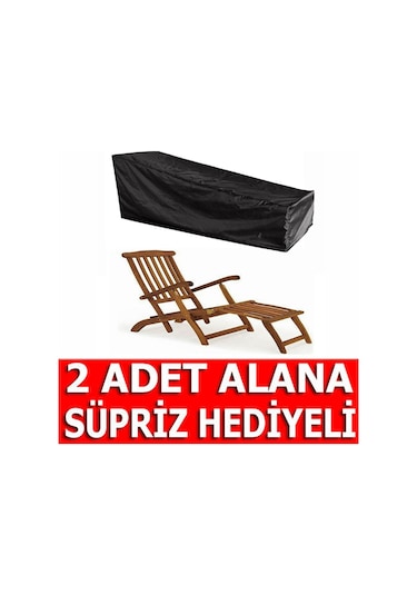 Indirimsmart Bundera Şezlong Koruma Örtüsü Yağmur Toz Kir Önleyici Branda Örtü